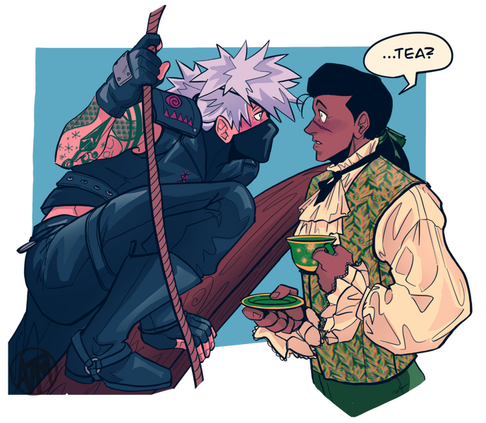 half body, 2 characters - $75